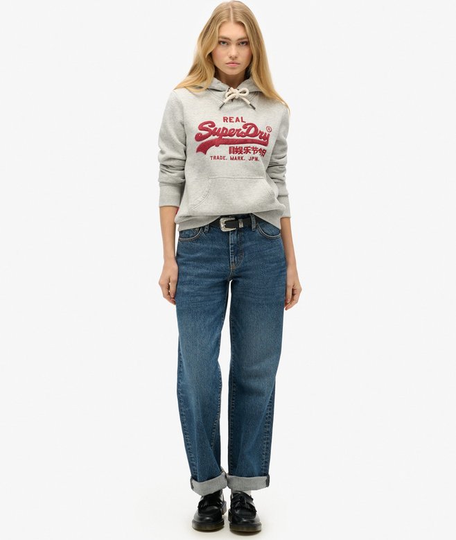 Superdry Sudadera Con Capucha Y Gráfico De Chenilla