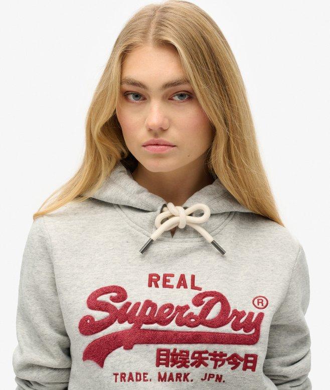 Superdry Sudadera Con Capucha Y Gráfico De Chenilla