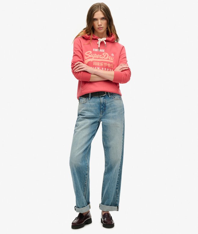 Superdry Sudadera Con Capucha Y Gráfico Estampado Abombado