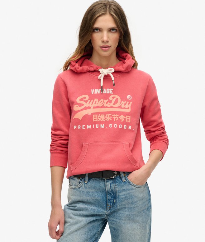 superdry Sudadera con capucha y gráfico estampado abombado