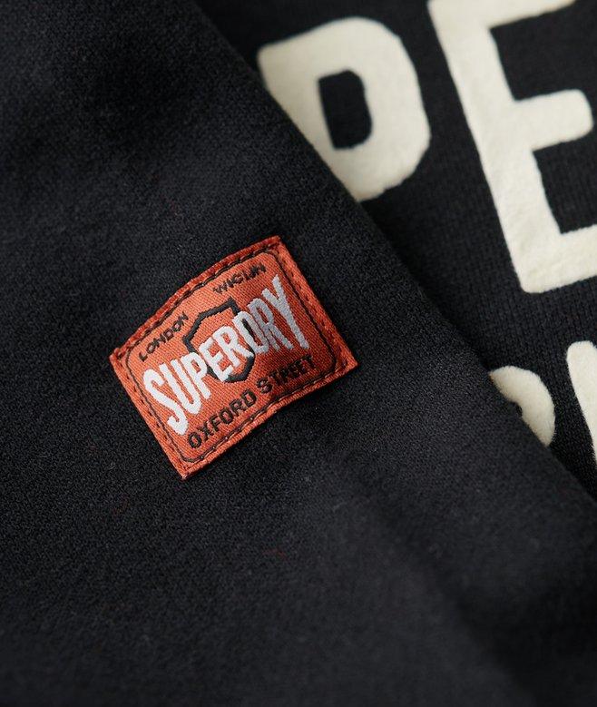 Superdry Sudadera Con Capucha Y Gráfico Flocado Workwear
