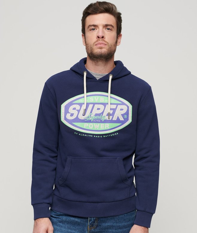 superdry Sudadera con capucha y gráfico Gasoline Workwear