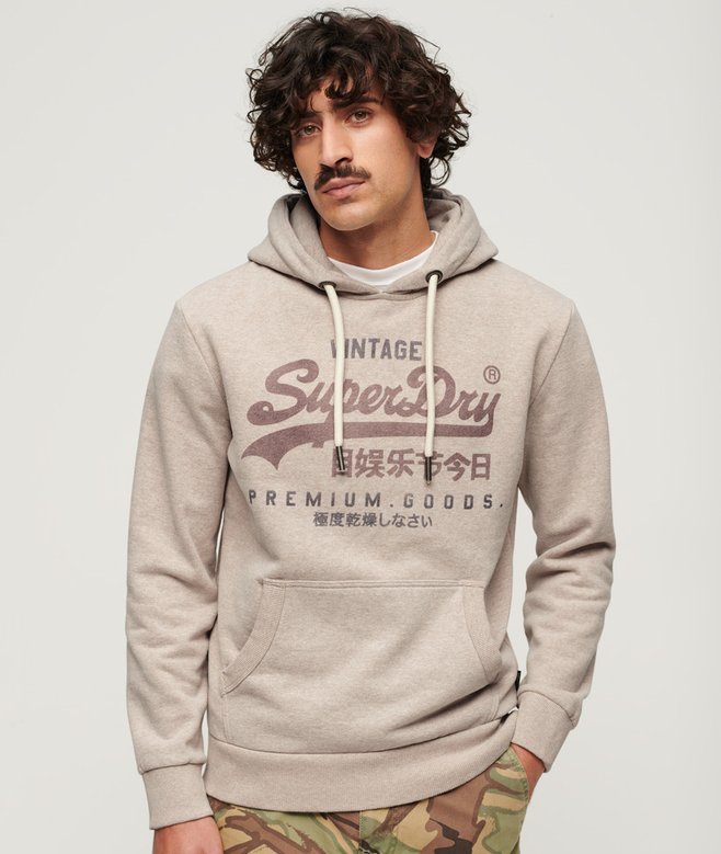 superdry Sudadera con capucha y logo clásico Vintage Heritage