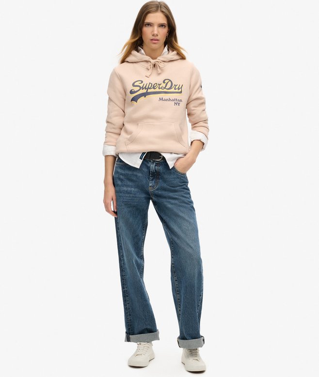 Superdry Sudadera Con Capucha Y Logotipo Gráfico Brillante