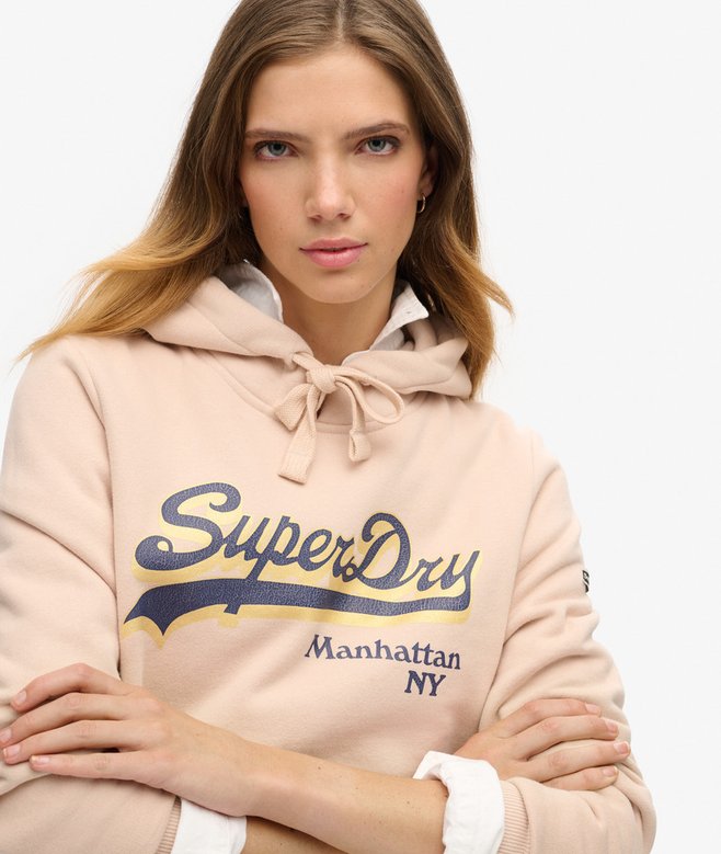 Superdry Sudadera Con Capucha Y Logotipo Gráfico Brillante