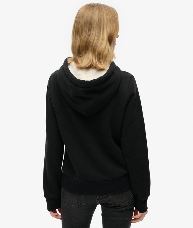 Superdry Sudadera Con Capucha Y Logotipo Metalizado Luxe