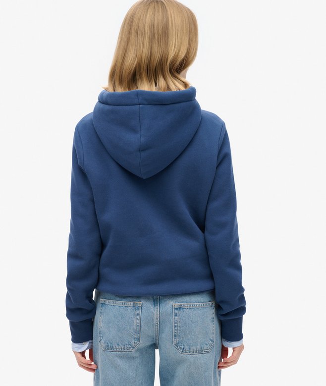 Superdry Sudadera Con Capucha Y Logotipo Metalizado Luxe