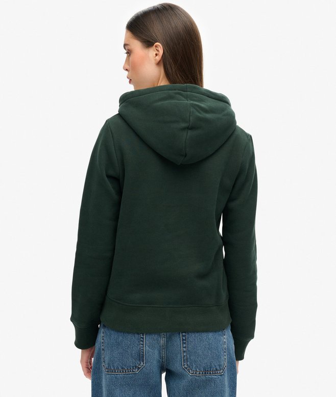 Superdry Sudadera Con Capucha Y Logotipo Metalizado Luxe
