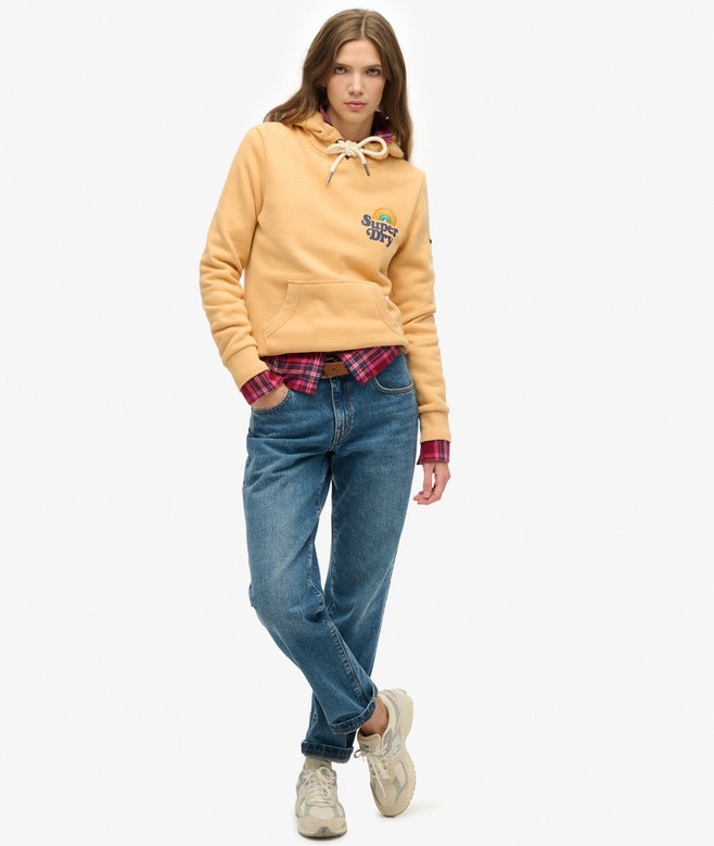 Superdry Sudadera Con Capucha Y Logotipo Vintage Rainbow