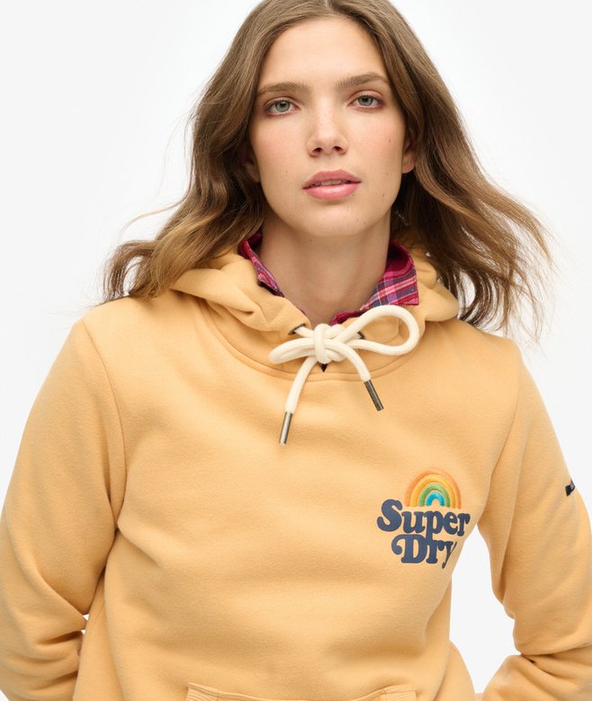 Superdry Sudadera Con Capucha Y Logotipo Vintage Rainbow