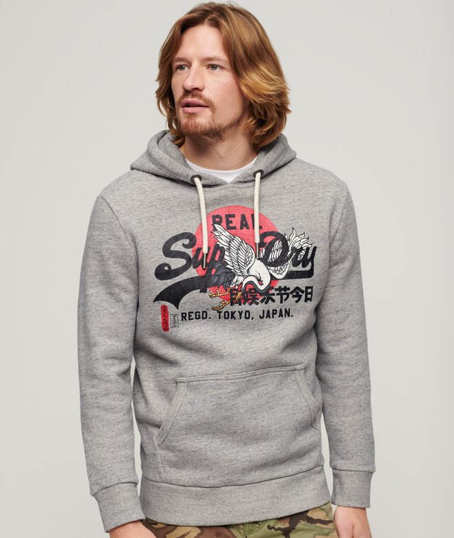 superdry Sudadera con capucha y logotipo Vintage Tokyo