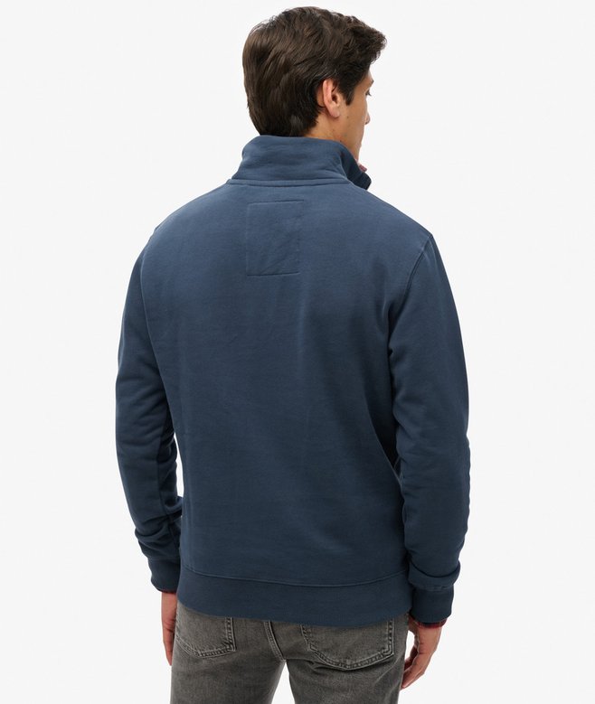 Superdry Sudadera Con Cuello Panadero Con Logotipo Essential