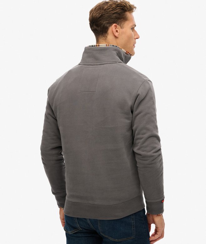 Superdry Sudadera Con Cuello Panadero Con Logotipo Essential