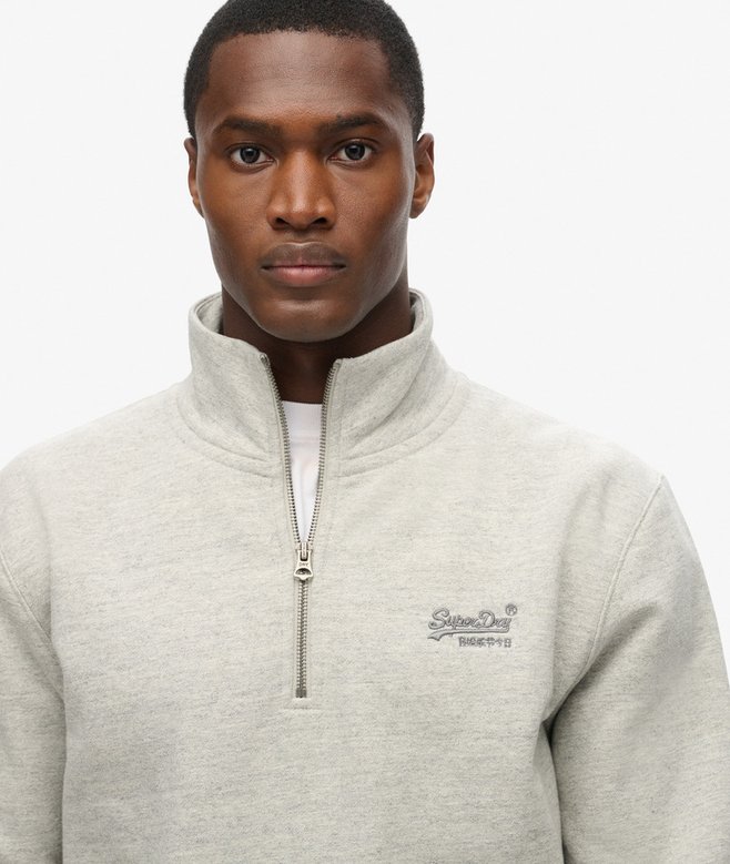Superdry Sudadera Con Cuello Panadero Con Logotipo Essential