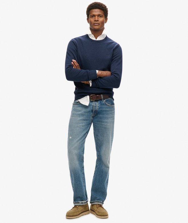 Superdry Sudadera Con Cuello Redondo Y Logotipo Essential