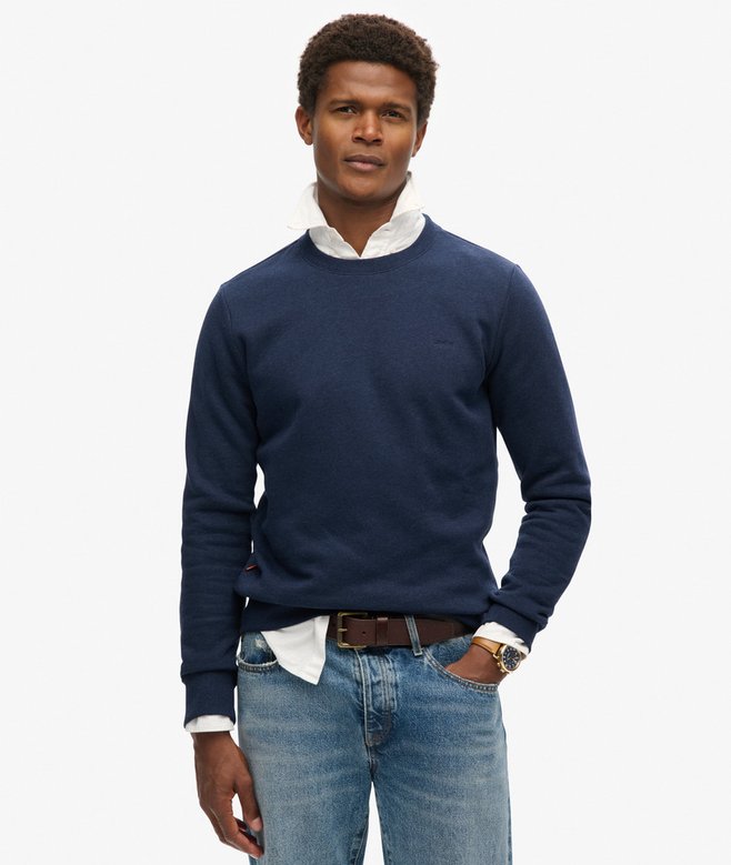 superdry Sudadera con cuello redondo y logotipo Essential