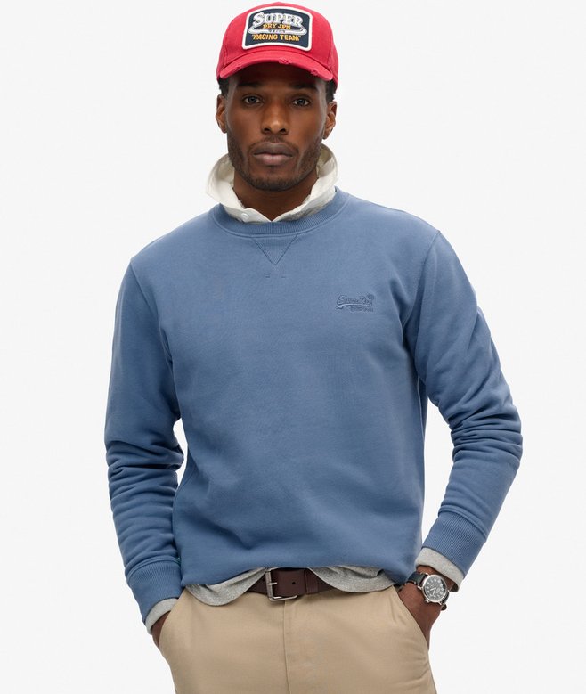 superdry Sudadera con cuello redondo y logotipo Essential