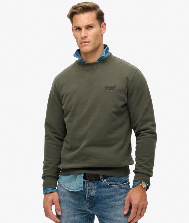 superdry Sudadera con cuello redondo y logotipo Essential