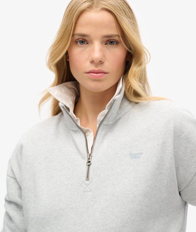 Superdry Sudadera Con Media Cremallera Athletic Essentials