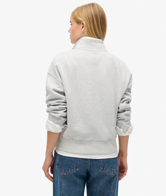 Superdry Sudadera Con Media Cremallera Athletic Essentials