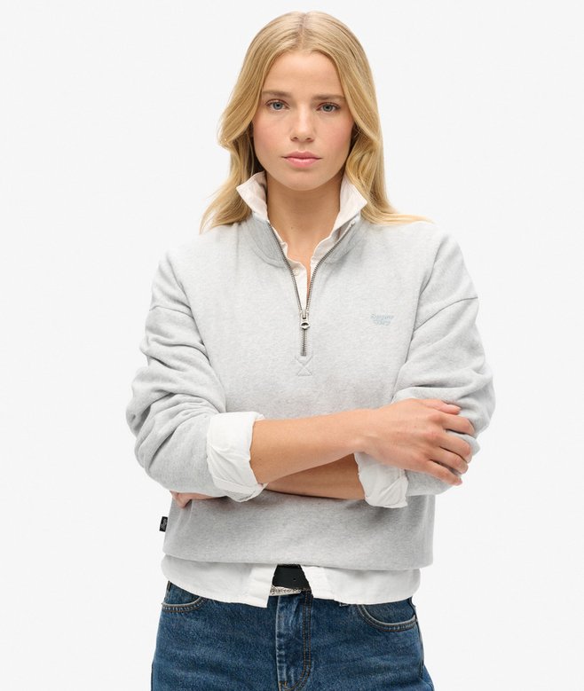 superdry Sudadera con media cremallera Athletic Essentials