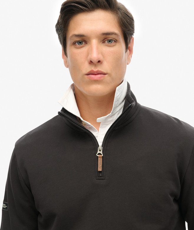 Superdry Sudadera Con Media Cremallera Y Logotipo Core