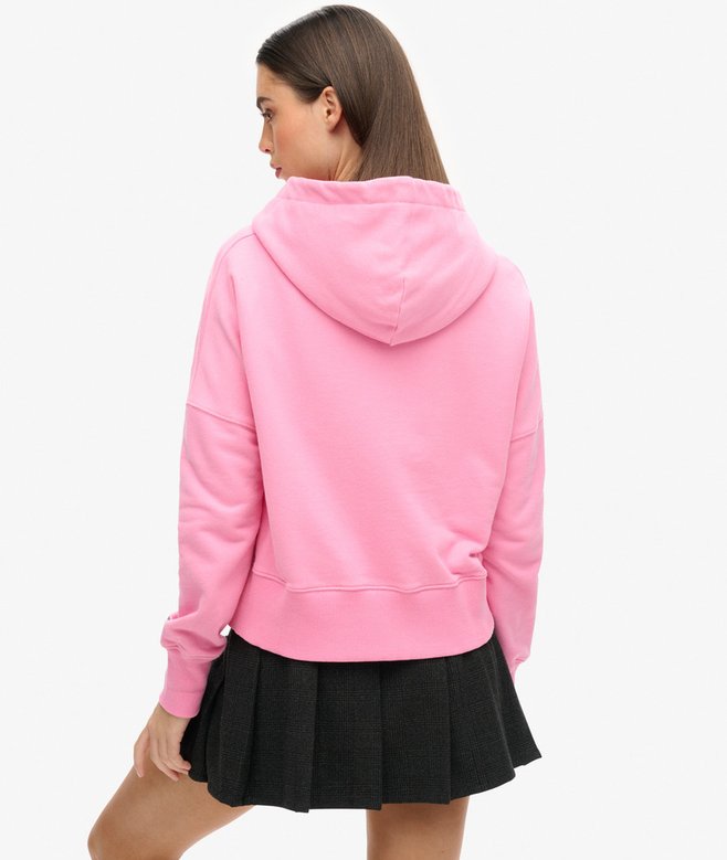 Superdry Sudadera Core Sport Corta De Corte Cuadrado Con Capucha