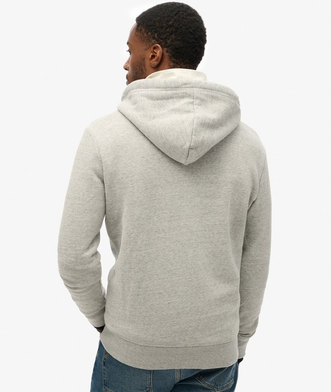 Superdry Sudadera De Algodón Orgánico Con Capucha Cremallera Y Logotipo Vintage Logo Bordado