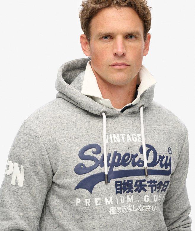 Superdry Sudadera De Algodón Orgánico Con Capucha Y Logotipo Vintage Logo