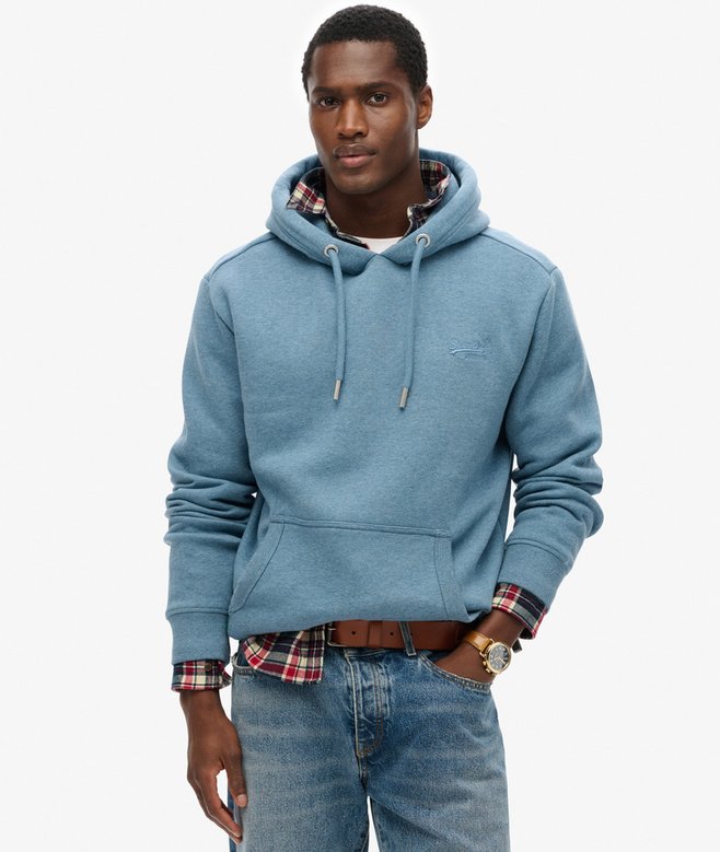 superdry Sudadera de algodón orgánico con capucha y logotipo Essential