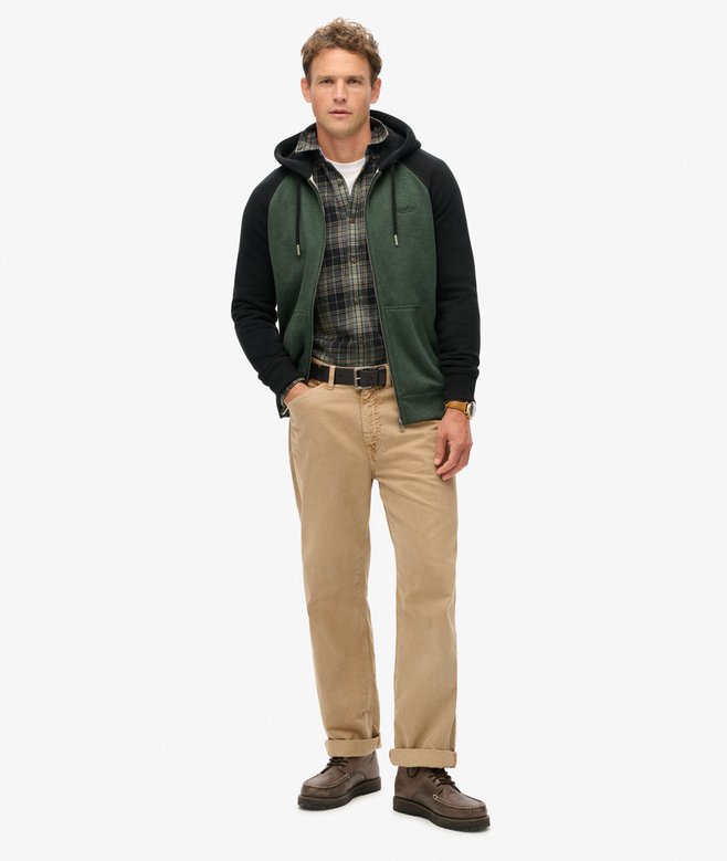 Superdry Sudadera De Béisbol Con Capucha Y Cremallera Essential