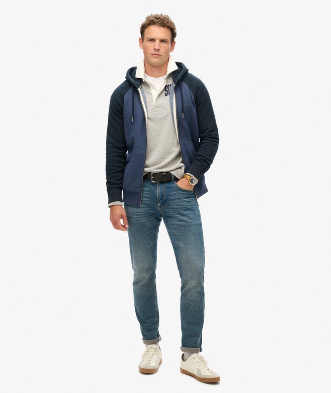 Superdry Sudadera De Béisbol Con Capucha Y Cremallera Essential