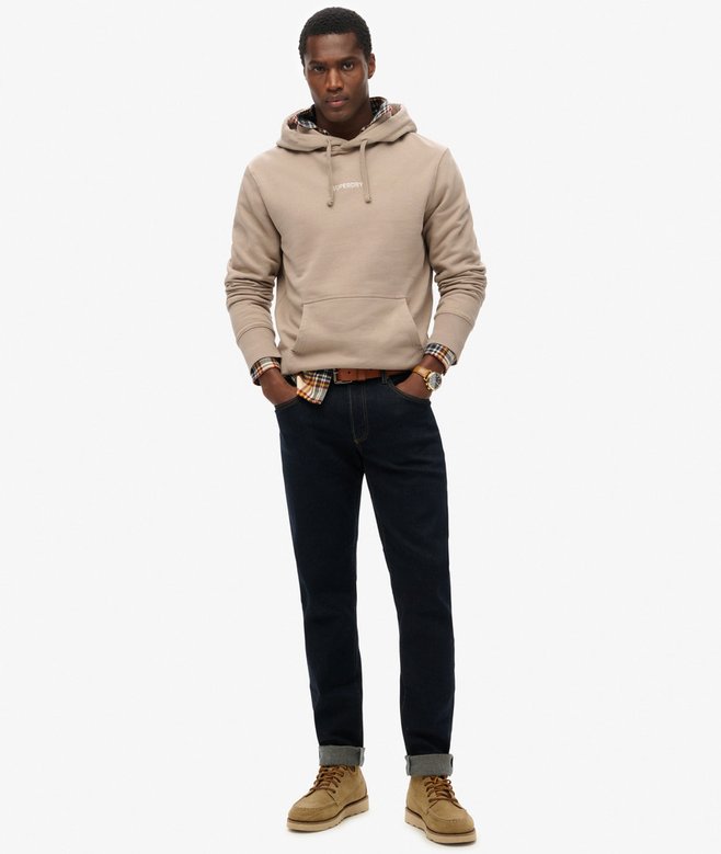 Superdry Sudadera De Corte Holgado Con Capucha Y Micrologotipo Estampado