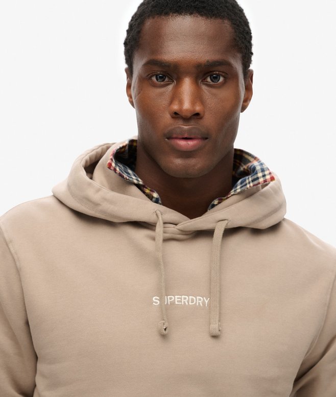 Superdry Sudadera De Corte Holgado Con Capucha Y Micrologotipo Estampado