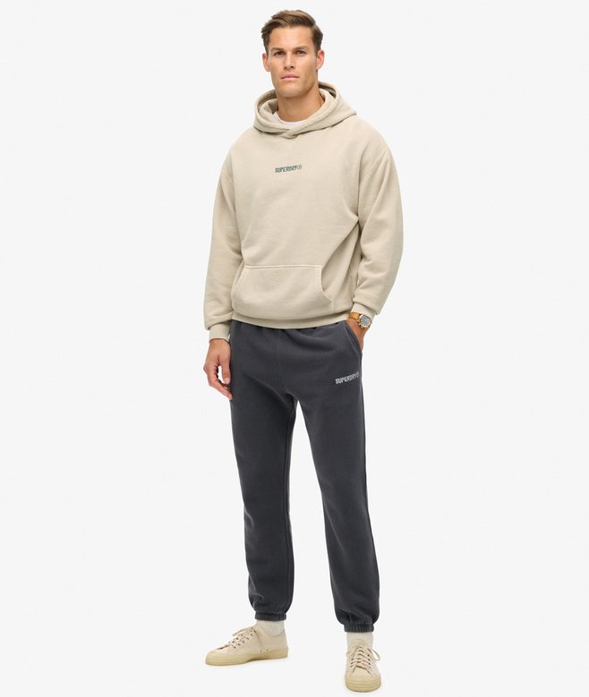 Superdry Sudadera De Corte Holgado Con Capucha Y Micrologotipo Estampado