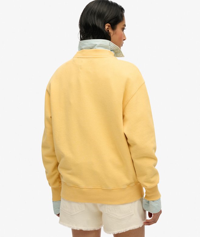 Superdry Sudadera De Corte Holgado Con Cuello Redondo Y Gráfico Souvenir