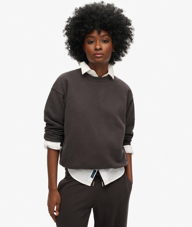 superdry Sudadera de corte holgado con logotipo Essential