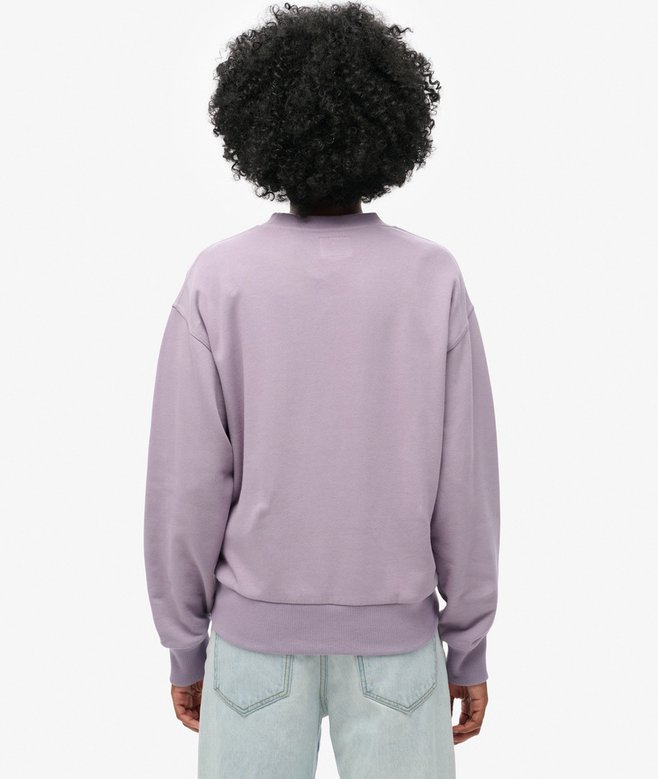 Superdry Sudadera De Corte Holgado Con Logotipo Metalizado Luxe