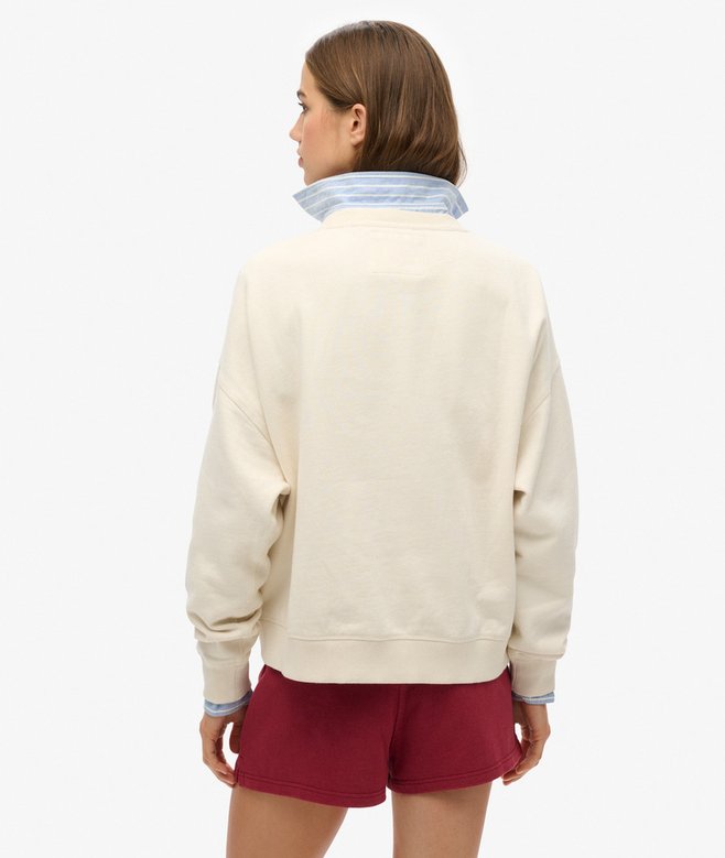 Superdry Sudadera De Corte Holgado Y Aplique Athletic Essentials