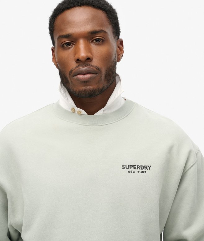 Superdry Sudadera De Corte Holgado Y Cuello Redondo Luxury Sport