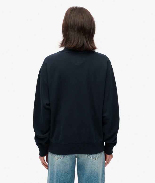 Superdry Sudadera De Corte Holgado Y Cuello Redondo Travel Souvenir