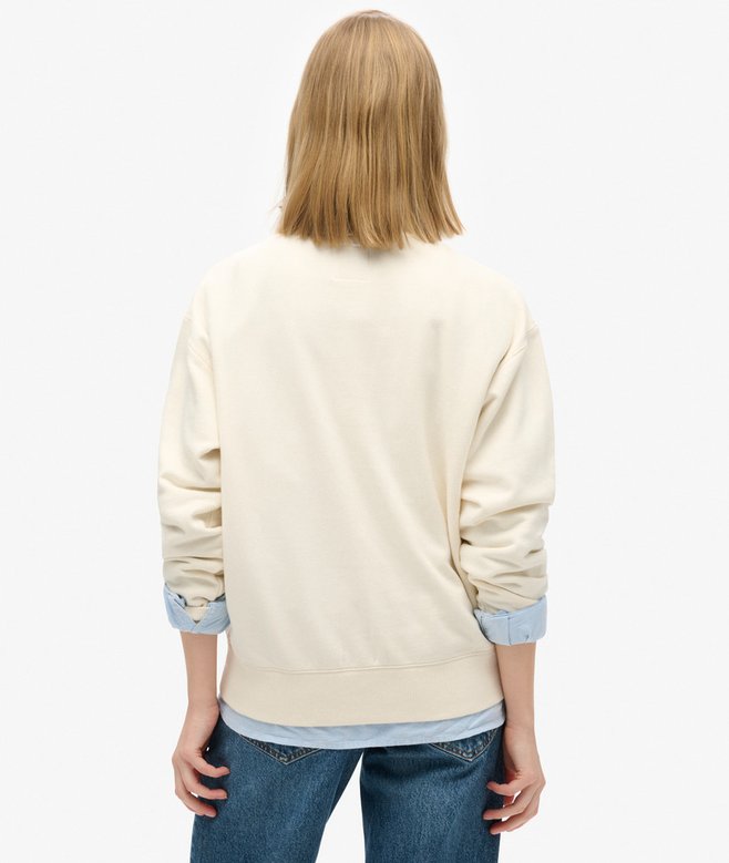Superdry Sudadera De Corte Holgado Y Cuello Redondo Travel Souvenir