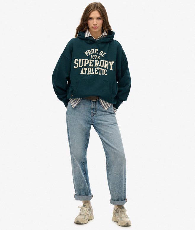 Superdry Sudadera De Corte Relajado Con Capucha Athletic Essentials