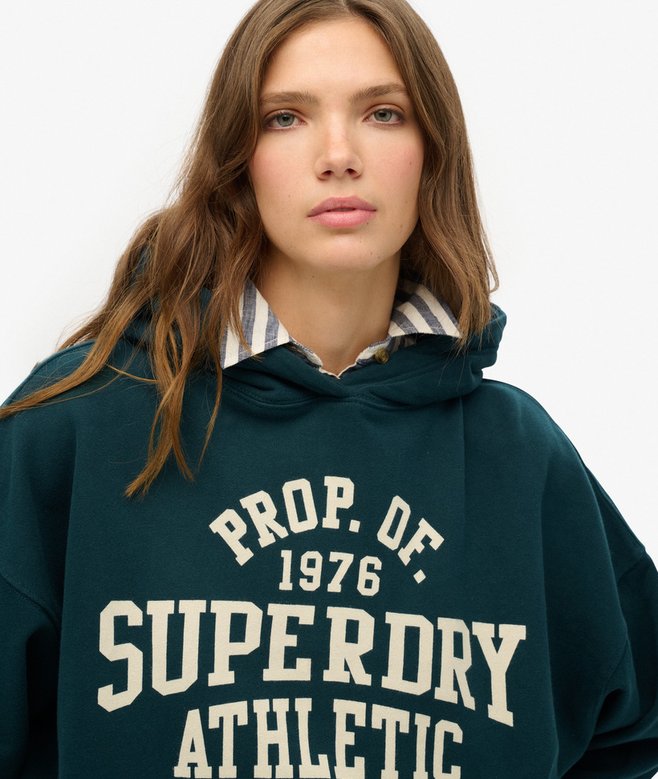 Superdry Sudadera De Corte Relajado Con Capucha Athletic Essentials