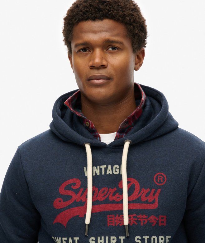Superdry Sudadera De Corte Relajado Con Capucha Y Logo Vintage Heritage