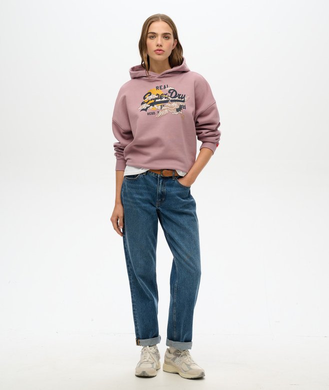 Superdry Sudadera De Corte Relajado Con Capucha Y Logotipo Vintage Tokyo