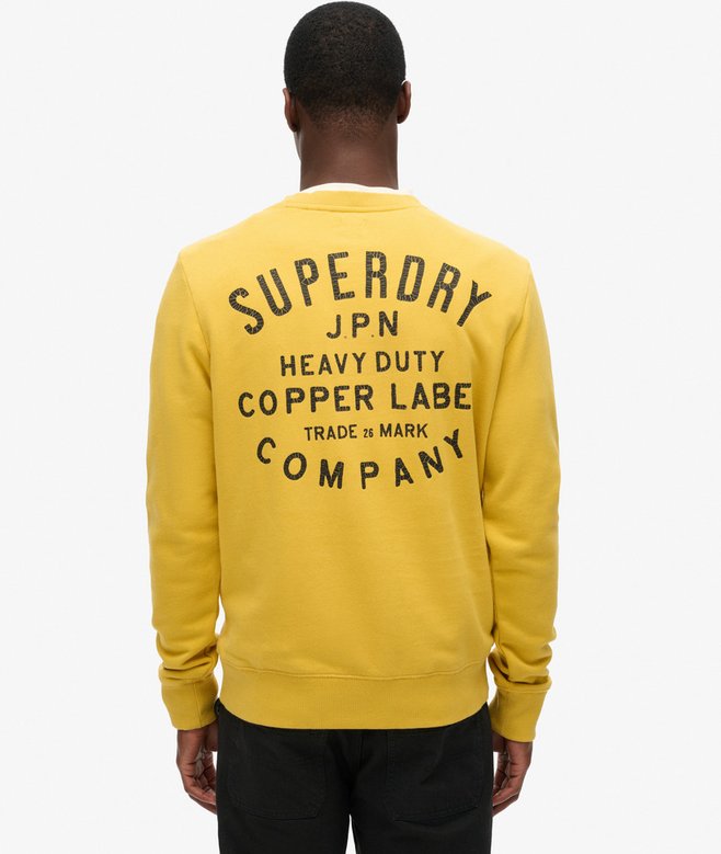 Superdry Sudadera De Cuello Redondo Con Gráfico Copper Label