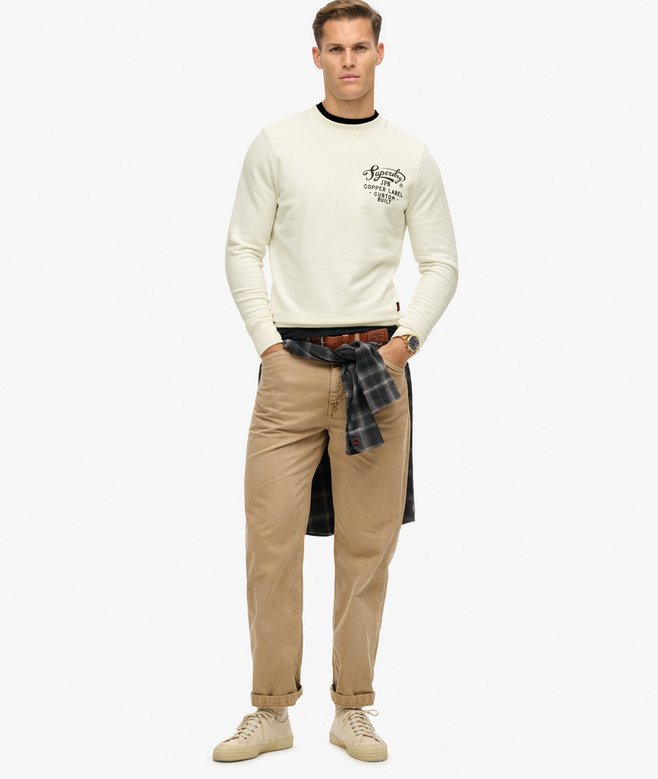 Superdry Sudadera De Cuello Redondo Con Gráfico Copper Label