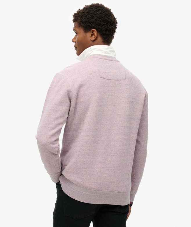 Superdry Sudadera De Cuello Redondo Sobreteñida Jaspeada