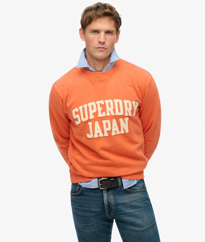 superdry Sudadera de cuello redondo Vintage Athletic